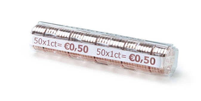 Etui plastique pour pièces de monnaie