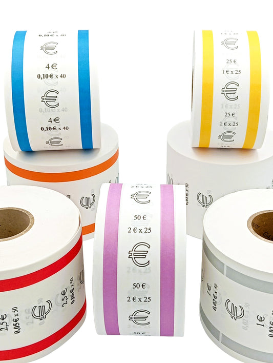 Bobine à encartoucher pour pièces de monnaie