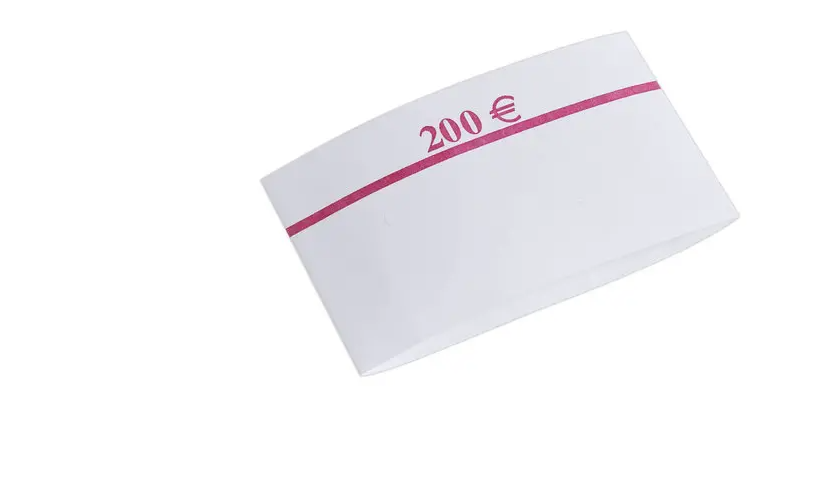 Bracelet en papier pour billets