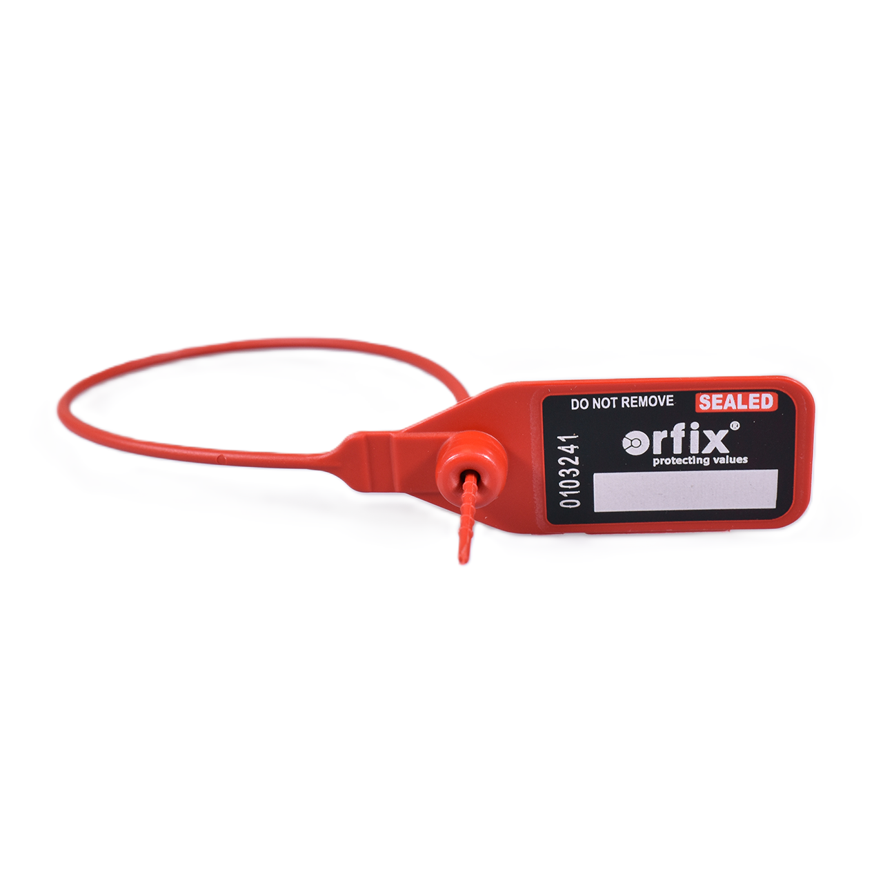 Scellés plastiques rouges – orfix France SA