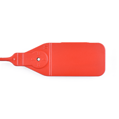 Scellés plastiques rouges