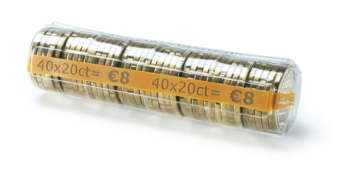 Etui plastique pour pièces de monnaie