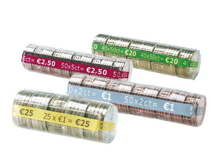 Etui plastique pour pièces de monnaie